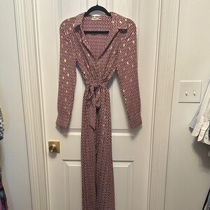 MELLODAY Multicolor Geometric Print Top in Red, Blue & Gold